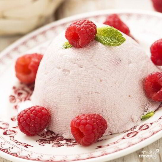 Рецепт пасхи малиновой