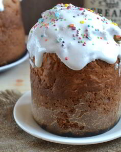 Пасхальный кулич на сметане без дрожжей