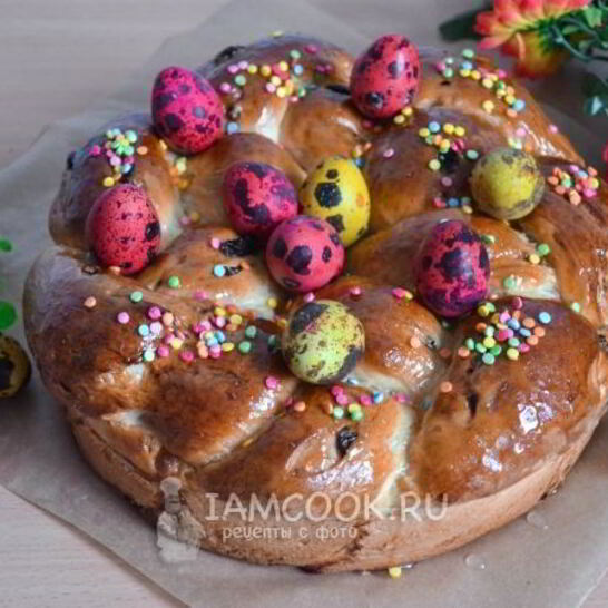 Рецепт пасхального венка