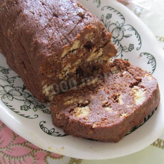 Рецепт домашнего щербета из печенья с изюмом