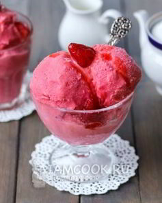 Клубничный щербет
