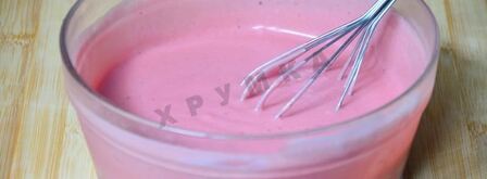 мороженое домашний клубничный щербет из йогурта. Шаг 7