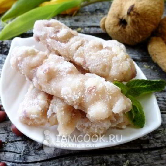 Рецепт сметанного щербета с арахисом