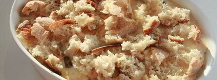 швейцарский хлебный пудинг с индейкой. Шаг 13