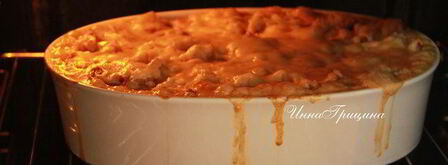 швейцарский хлебный пудинг с индейкой. Шаг 15