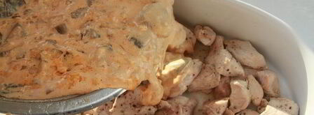 швейцарский хлебный пудинг с индейкой. Шаг 9