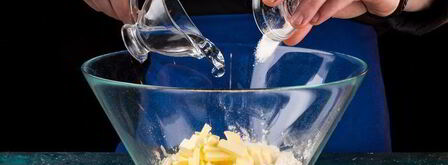 киш с сырным суфле и помидорами черри. Шаг 3