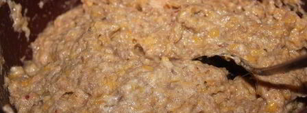 мясное суфле с персиками. Шаг 9