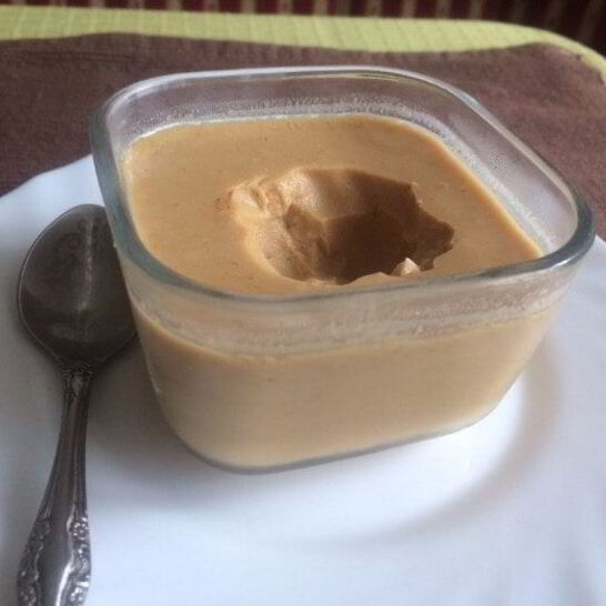 Рецепт низкокалорийного молочно-карамельного суфле