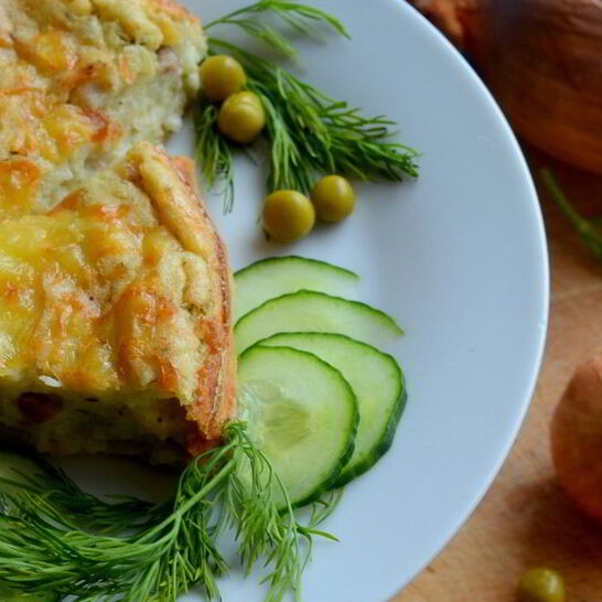 Рецепт рисового суфле с мясом