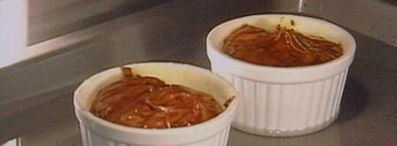 шоколадное суфле под кофейным сабайоном с пряным кумкватом. Шаг 6