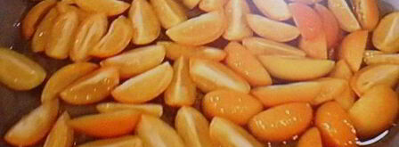 шоколадное суфле под кофейным сабайоном с пряным кумкватом. Шаг 8