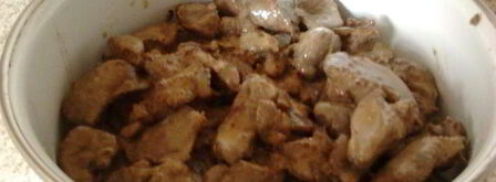 суфле из куриной печени в вафельных коржах. Шаг 6