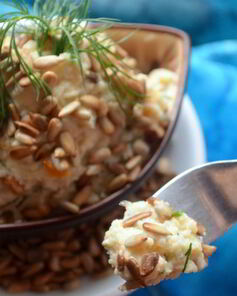 Суфле из сельдерея с курагой