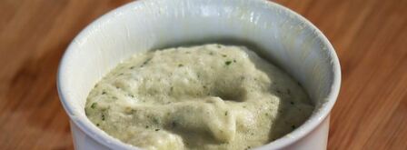 суфле из трески с медово-горчичным соусом и запеченными помидорами. Шаг 5