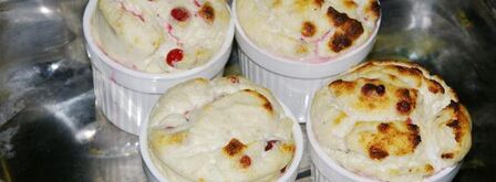 творожно-банановое суфле с брусникой. Шаг 6