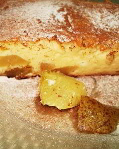 Творожное суфле с грушами