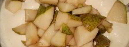 творожное суфле с грушами. Шаг 4