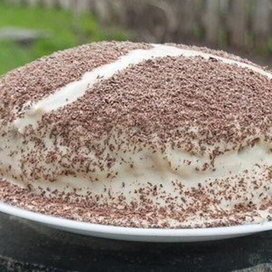 Рецепт блинного тирамису-торт