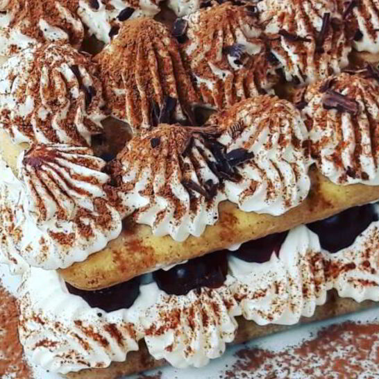 Рецепт тирамису без яиц с пьяной вишней