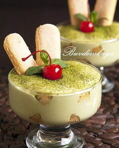 Тирамису с зеленым чаем