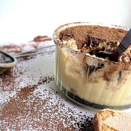 Рецепт творожного десерта в стиле тирамису