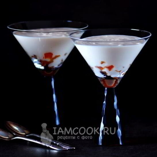 Рецепт творожного десерта с порошковым желе