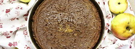 яблочный пудинг с манкой. Шаг 11