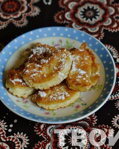 Яблоки жареные в тесте