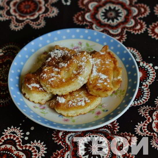 Рецепт яблок жареных в тесте