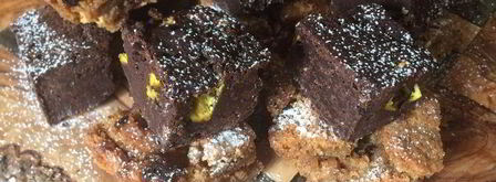 брауни с вафлями и мятным зефиром. Шаг 6