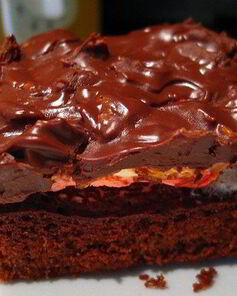 Брауни с зефиром