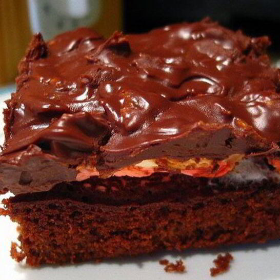 Рецепт брауни с зефиром