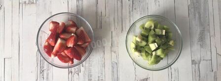 фрукты в зефирном креме. Шаг 6