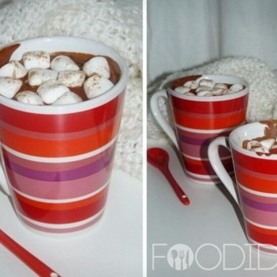 Рецепт горячего шоколада с зефиром