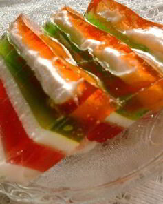 Слоеное желе с зефиром