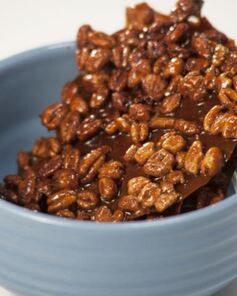 Топленый маршмеллоу с воздушной пшеницей