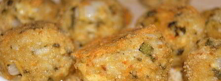 аранчини из зеленого ризотто. Шаг 10