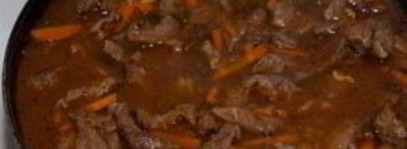 азу из говядины с картофелем. Шаг 14