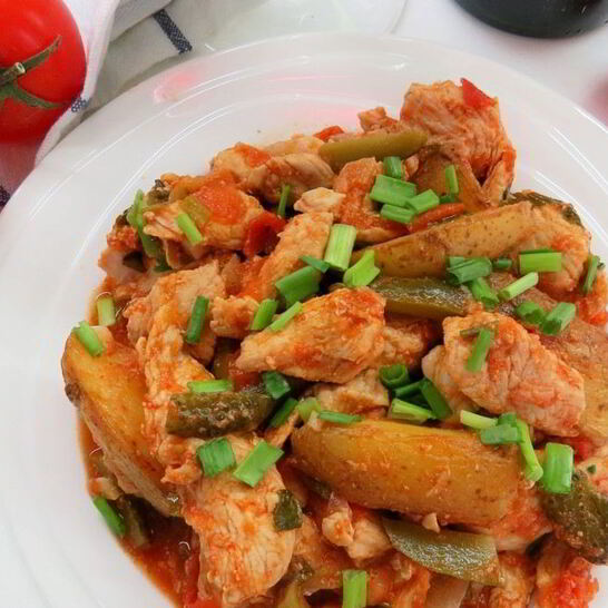 Рецепт азу из индейки