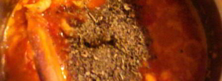 азу из креветок с тофу и пикантным гарниром. Шаг 9