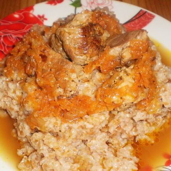 Рецепт азу из свинины с подливкой