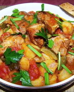 Азу из свинины в мультиварке