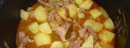 азу из свинины в мультиварке. Шаг 6