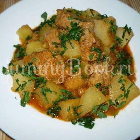 Рецепт азу по-домашнему из мультиварки