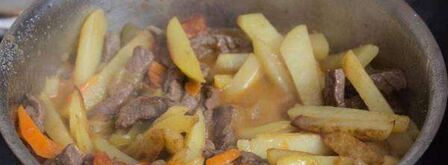 азу по-татарски из говядины. Шаг 13