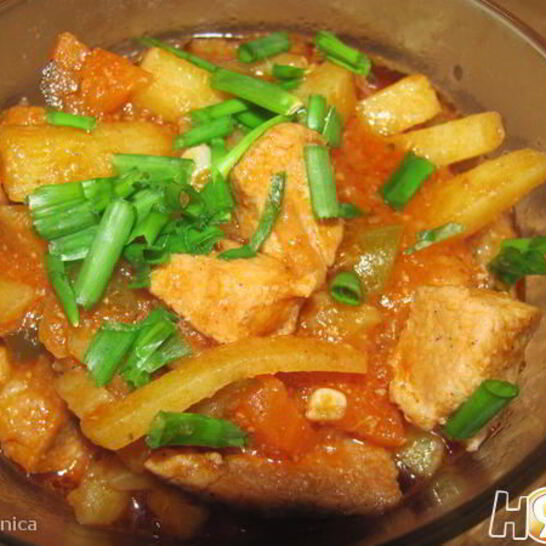 Рецепт азу по-татарски в мультиварке