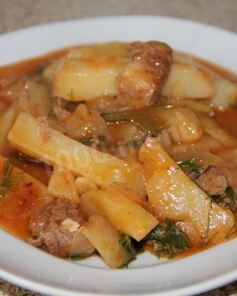 Азу с тушенкой