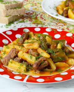 Азу в мультиварке по-татарски