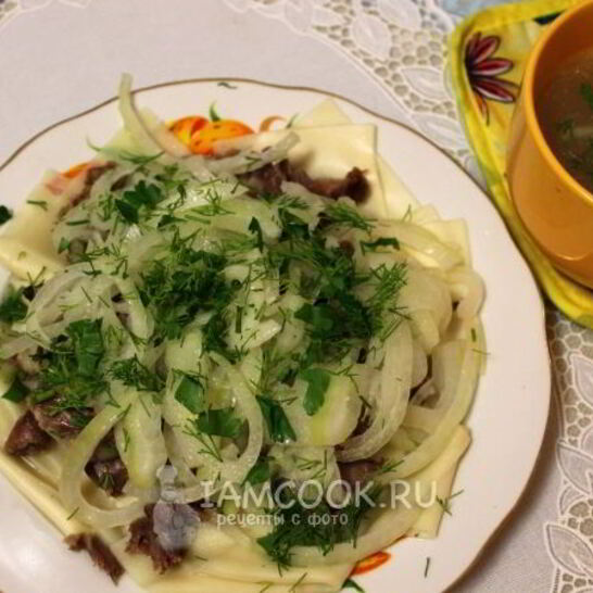 Рецепт бешбармака из баранины